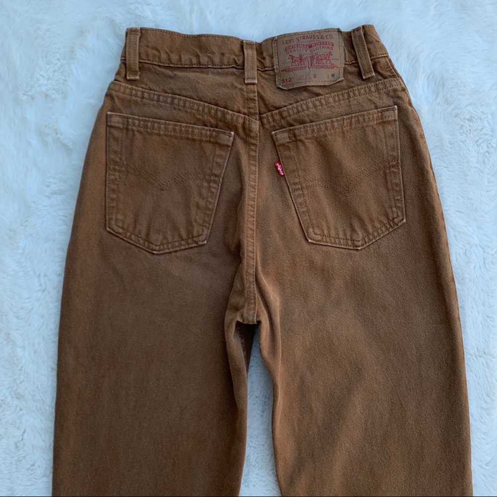 Vintage high waist brown Levi’s 512s - Picture 5 of 8